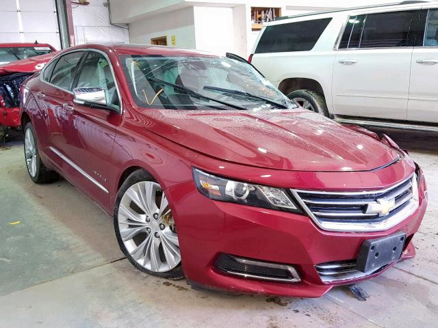 1G1165S39FU129694 - 2015 CHEVROLET IMPALA LTZ RED photo 1