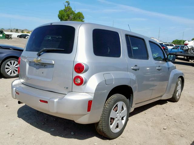 3GNDA13DX8S535514 - 2008 CHEVROLET HHR LS Արծաթագույն լուսանկար 4