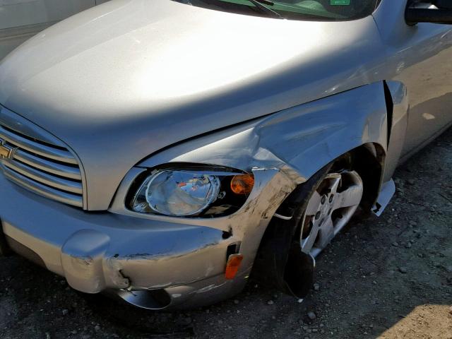 3GNDA13DX8S535514 - 2008 CHEVROLET HHR LS Արծաթագույն լուսանկար 9