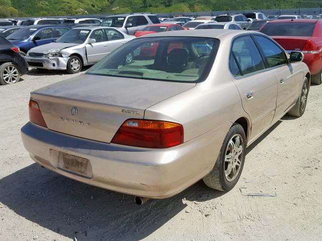 19UUA5670YA014181 - 2000 ACURA 3.2TL BEIGE photo 4