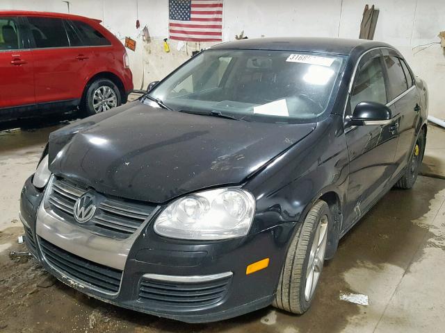 3VWAL71K39M169053 - 2009 VOLKSWAGEN JETTA TDI BLACK photo 2