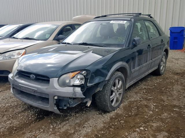 JF1GG68545G811270 - 2005 SUBARU IMPREZA OU GREEN photo 2