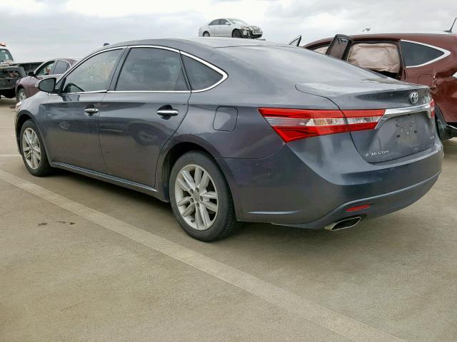 4T1BK1EB2EU091447 - 2014 TOYOTA AVALON BAS GRAY photo 3