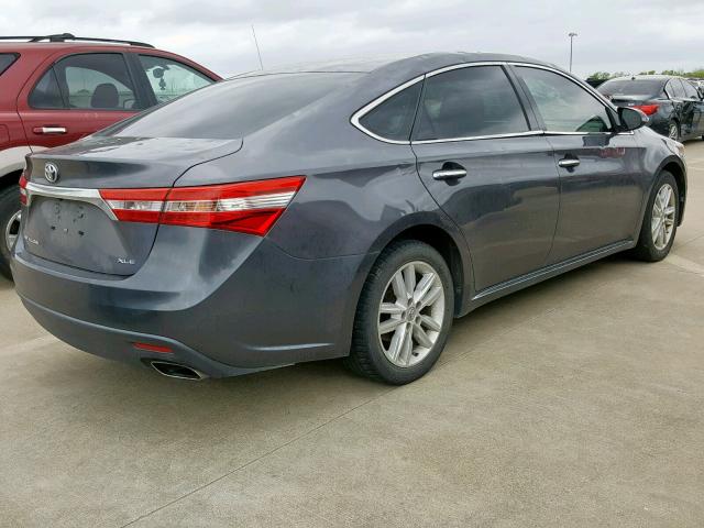 4T1BK1EB2EU091447 - 2014 TOYOTA AVALON BAS GRAY photo 4