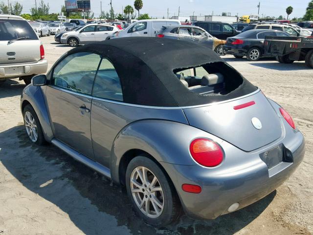 3VWCM31Y25M354692 - 2005 VOLKSWAGEN NEW BEETLE გრაფიტი ფოტო 3