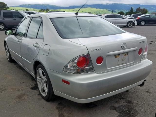 JTHBD192520045539 - 2002 LEXUS IS 300 SILVER photo 3