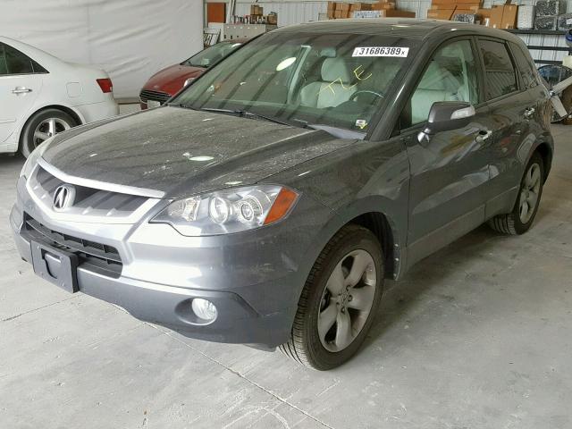 5J8TB182X9A007856 - 2009 ACURA RDX GRAY photo 2