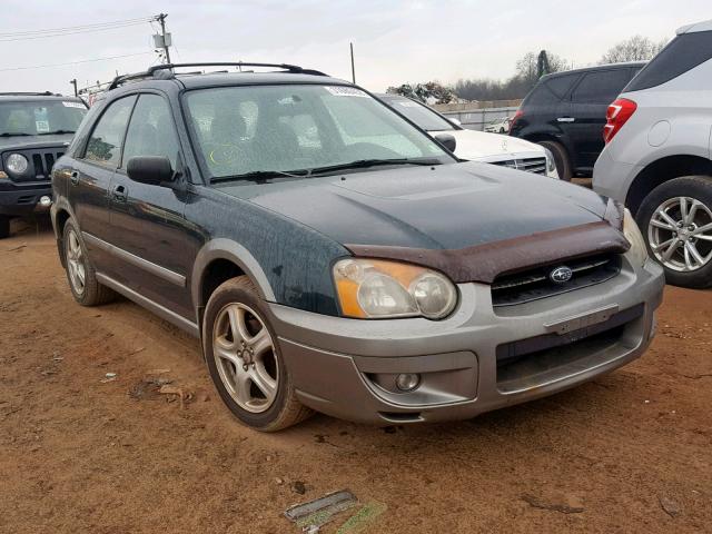 JF1GG68594H801228 - 2004 SUBARU IMPREZA OU GREEN photo 1