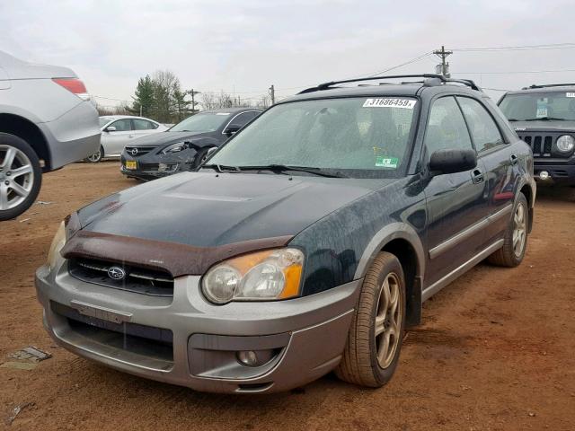 JF1GG68594H801228 - 2004 SUBARU IMPREZA OU GREEN photo 2