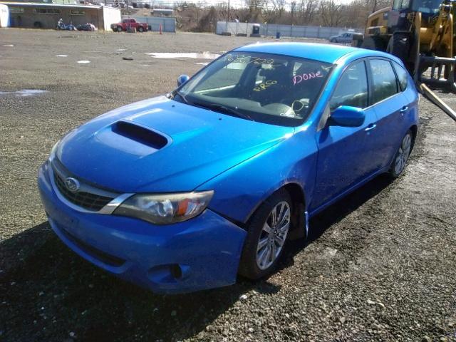 JF1GH74678G819398 - 2008 SUBARU IMPREZA WR BLUE photo 2