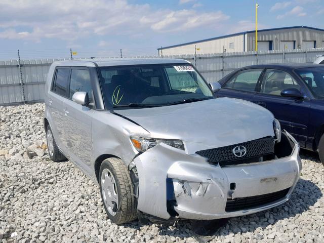 JTLKE50E281039170 - 2008 TOYOTA SCION XB SILVER photo 1