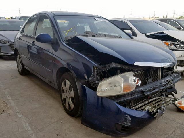 KNAFE122685532753 - 2008 KIA SPECTRA EX BLUE photo 1