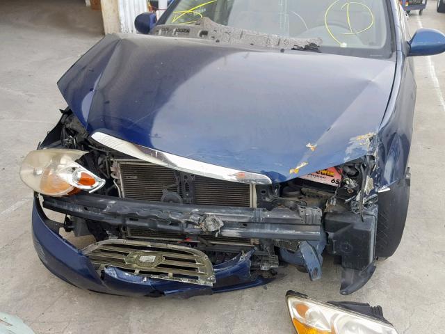 KNAFE122685532753 - 2008 KIA SPECTRA EX BLUE photo 9