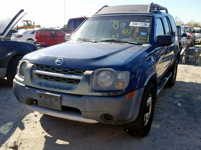 5N1ED28Y04C623022 - 2004 NISSAN XTERRA XE BLUE photo 2