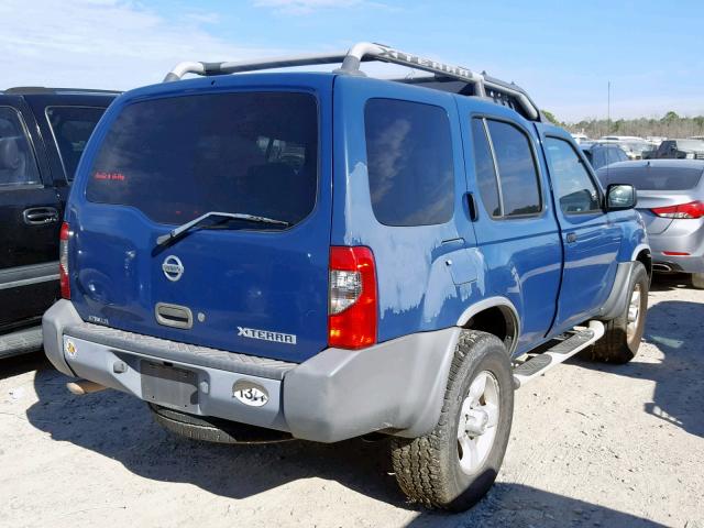 5N1ED28Y04C623022 - 2004 NISSAN XTERRA XE BLUE photo 4