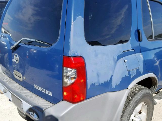 5N1ED28Y04C623022 - 2004 NISSAN XTERRA XE BLUE photo 9