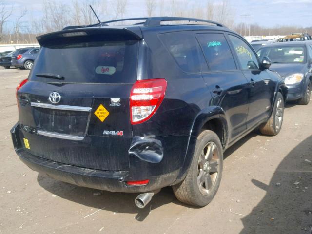 JTMRF4DV2B5042789 - 2011 TOYOTA RAV4 SPORT BLACK photo 4