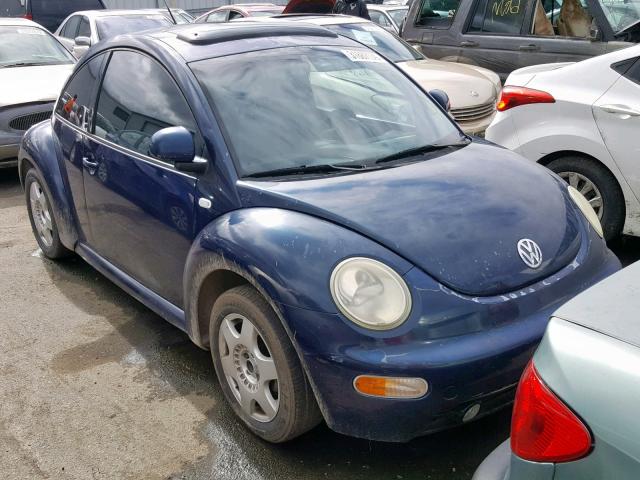 3VWCC21C7YM485848 - 2000 VOLKSWAGEN NEW BEETLE ლურჯი ფოტო 1