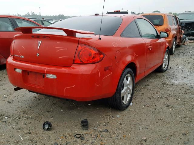1G2AL18H597230721 - 2009 PONTIAC G5 RED photo 4