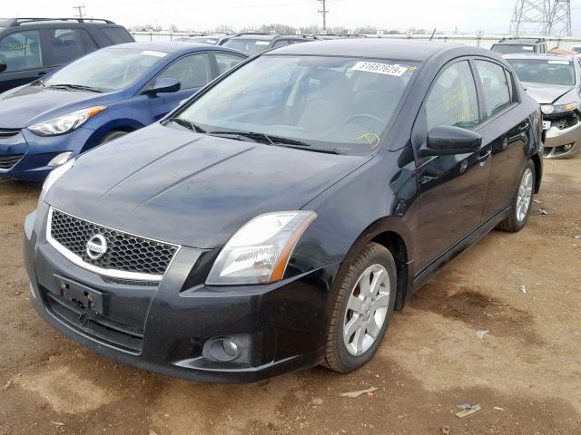 3N1AB6APXBL648404 - 2011 NISSAN SENTRA 2.0 BLACK photo 2