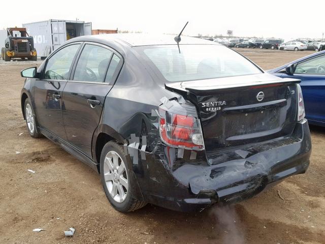 3N1AB6APXBL648404 - 2011 NISSAN SENTRA 2.0 BLACK photo 3