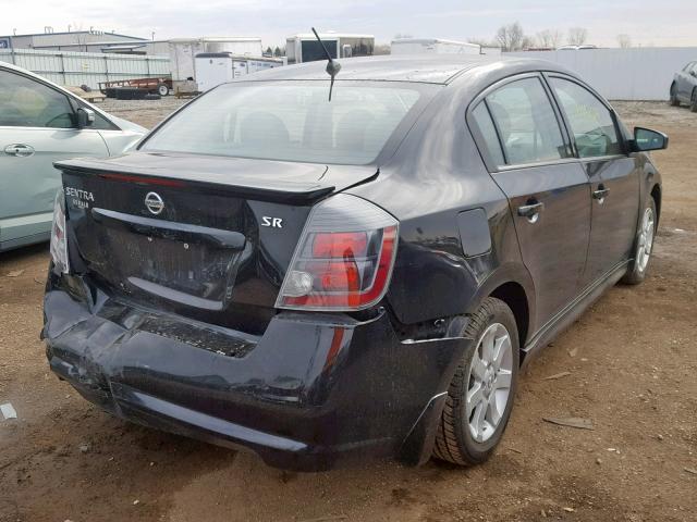 3N1AB6APXBL648404 - 2011 NISSAN SENTRA 2.0 BLACK photo 4