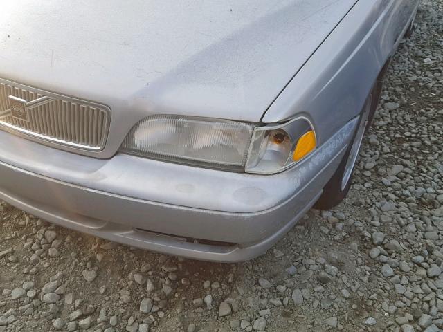 YV1LS5531W1427191 - 1998 VOLVO S70 SILVER photo 9