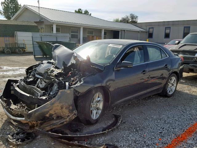 1G11C5SL2FF183013 - 2015 CHEVROLET MALIBU 1LT GRAY photo 2
