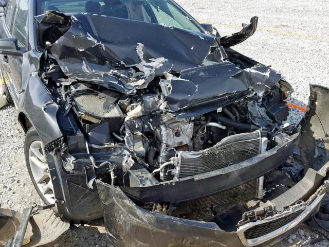 1G11C5SL2FF183013 - 2015 CHEVROLET MALIBU 1LT GRAY photo 9