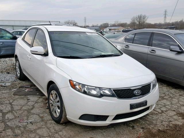 KNAFU4A23C5569807 - 2012 KIA FORTE EX WHITE photo 1