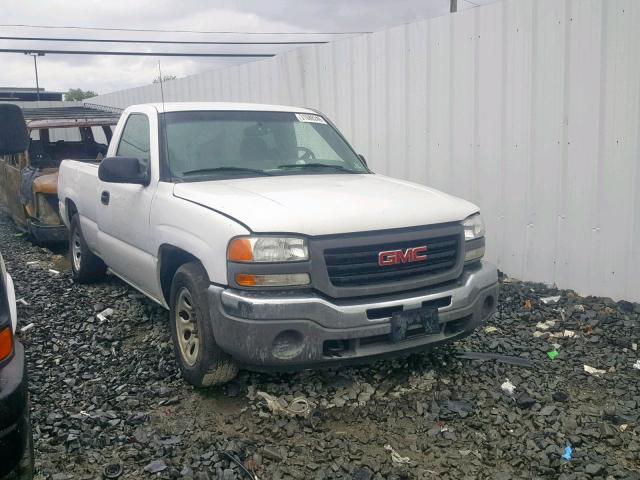 1GTEC14X45Z357999 - 2005 GMC NEW SIERRA WHITE photo 1