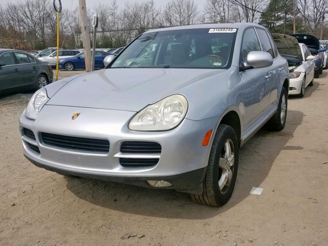 WP1AB29P34LA75885 - 2004 PORSCHE CAYENNE S SILVER photo 2