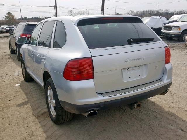 WP1AB29P34LA75885 - 2004 PORSCHE CAYENNE S SILVER photo 3