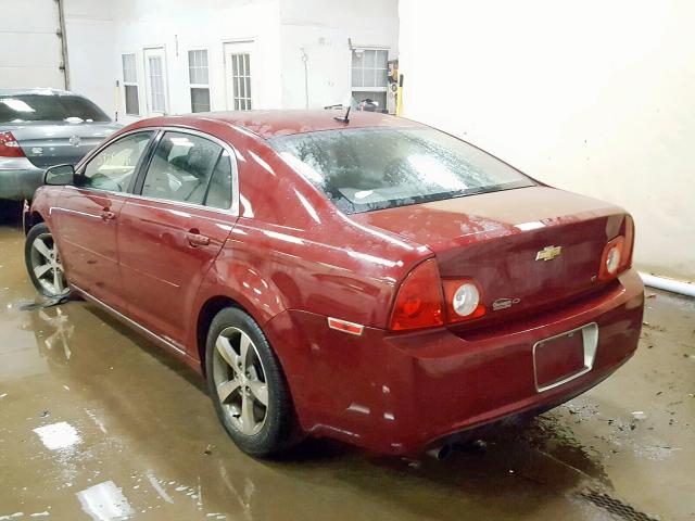 1G1ZJ57B29F234619 - 2009 CHEVROLET MALIBU 2LT MAROON photo 3