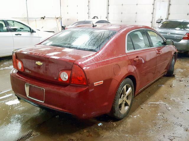 1G1ZJ57B29F234619 - 2009 CHEVROLET MALIBU 2LT MAROON photo 4