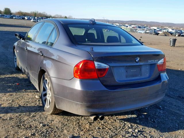 WBAVD13536KT78962 - 2006 BMW 325 XI GRAY photo 3