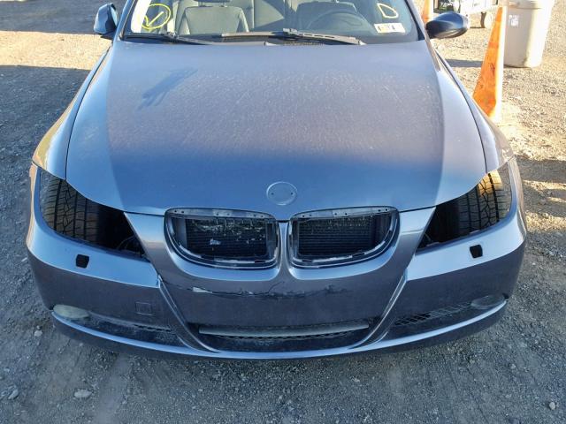 WBAVD13536KT78962 - 2006 BMW 325 XI GRAY photo 9