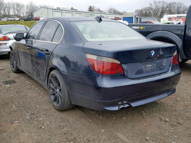 WBANF73527CU24189 - 2007 BMW 530 XI BLUE photo 3