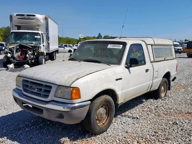 1FTYR10DX3PA90366 - 2003 FORD RANGER WHITE photo 2