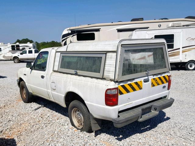 1FTYR10DX3PA90366 - 2003 FORD RANGER WHITE photo 3