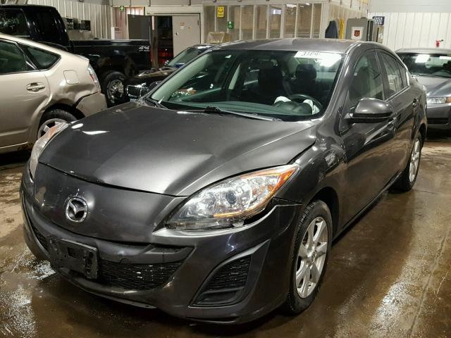 JM1BL1VF3B1385991 - 2011 MAZDA 3 I GRAY photo 2