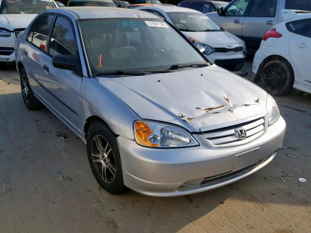 2HGES16152H558691 - 2002 HONDA CIVIC DX SILVER photo 1