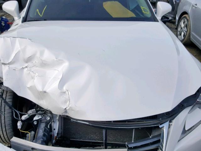 JTHBF1D24E5030314 - 2014 LEXUS IS 250 WHITE photo 7