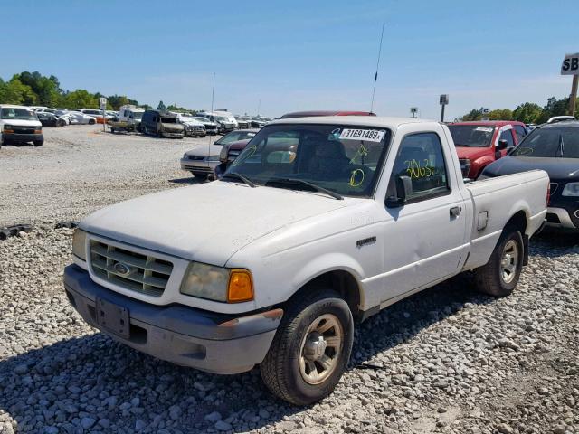 1FTYR10D33PB44719 - 2003 FORD RANGER WHITE photo 2