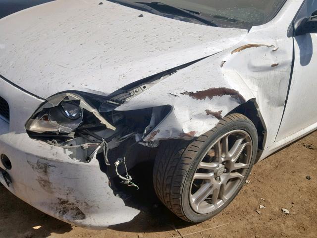 JTKDE167860094188 - 2006 TOYOTA SCION TC თეთრი ფოტო 9