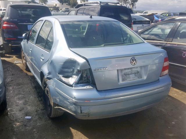 3VWRA69M55M023787 - 2005 VOLKSWAGEN JETTA GL BLUE photo 3