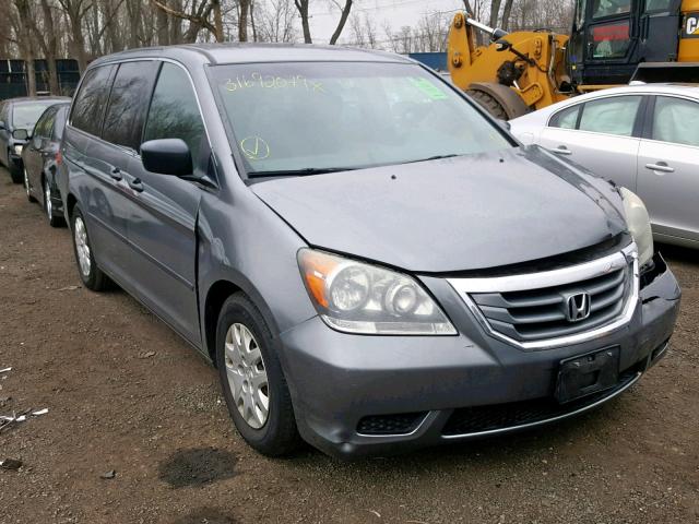 5FNRL382X9B021300 - 2009 HONDA ODYSSEY LX GRAY photo 1