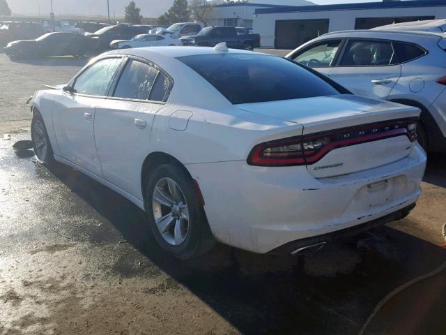 2C3CDXHG6GH132394 - 2016 DODGE CHARGER SX WHITE photo 3