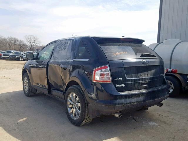 2FMDK49CX8BA93762 - 2008 FORD EDGE LIMIT BLACK photo 3