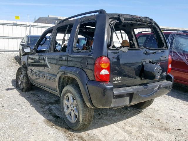 1J4GL58K22W193528 - 2002 JEEP LIBERTY LI BLACK photo 3